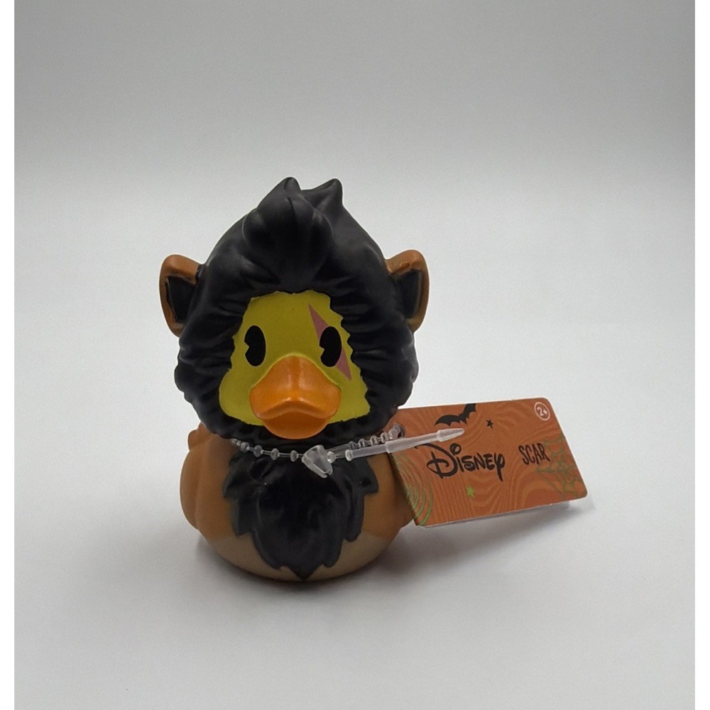 Disney Halloween Scar The Lion King Rubber Duck Approx 3" High